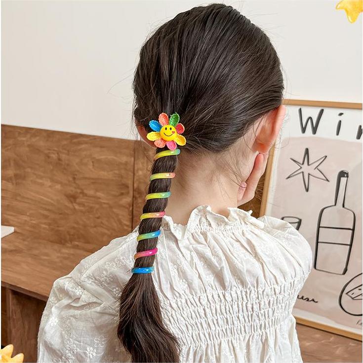 Colorful Telephone Wire Hair Bands for Kids ( 2 pieces)