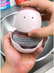 Kitchen Dishwashing Sponge Cartoon Automatic Liquid