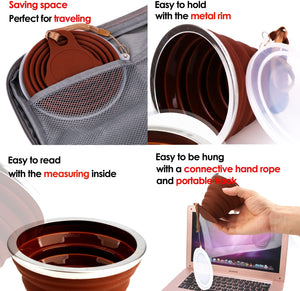 PORTABLE SILICONE CUP FOR TRAVEL