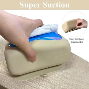 Silicone Suction Tissue Box