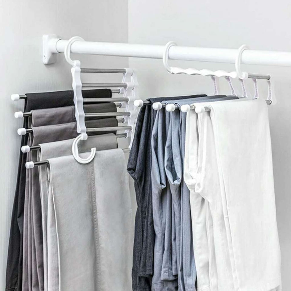 Multilayer 5 in 1 Foldable Hanger