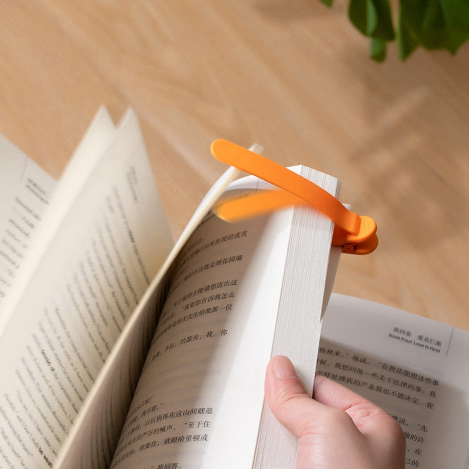 Silicone Bookmark Clip (pack of 3)