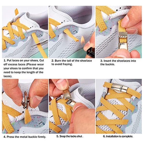 Elastic Shoelaces Magnetic Fashion Convenience