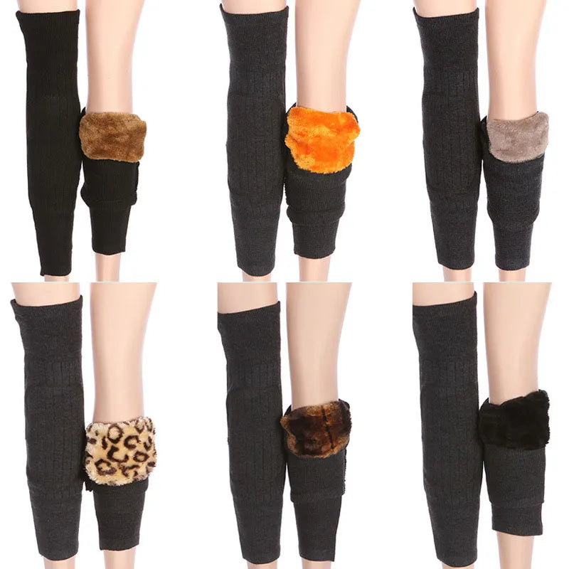 2pcs Cashmere Leg Warmer For Men's & Women