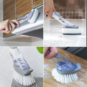 Dish Scrub Brush Soap Dispenser