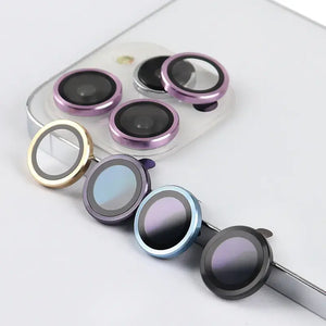 Metal Ring Tempered Glass Camera Lens Protectors