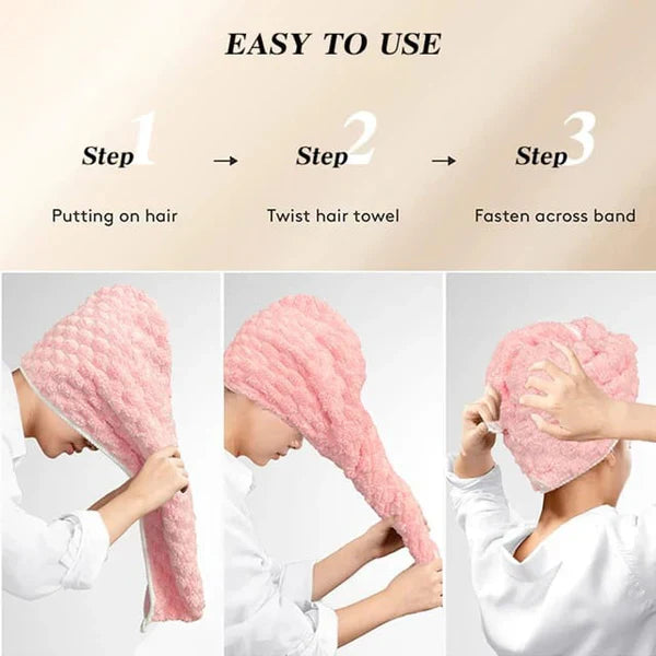 Water Absorbent Hair Towel