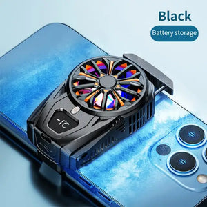 Mobile Phone Cooler Universal RGB Cooling Radiator Fan