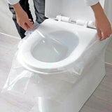 BIODEGRADABLE DISPOSABLE PLASTIC TOILET SEAT COVER (pack of 10)