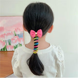 Colorful Telephone Wire Hair Bands for Kids ( 2 pieces)