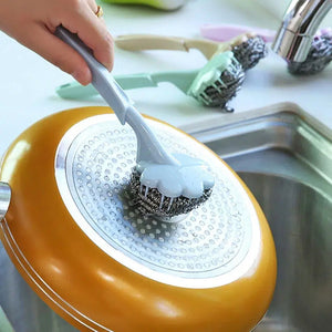 Flower Shape Stainless Steel Wire Ball Brush Sponges