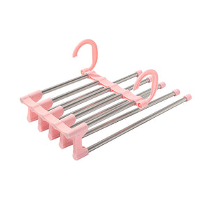 Multilayer 5 in 1 Foldable Hanger