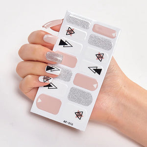 High Quality Nails Sticker (Pack of 36 pcs) with different designs