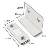 SELF ADHESIVE MAGNETIC CABINET DOOR CATCHER (PAIR OF 4)