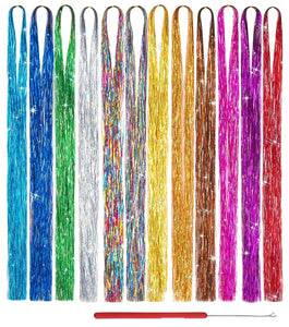 (PACK OF 3 ) Hair Tinsel Extension