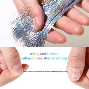 (PACK OF 3 ) Hair Tinsel Extension