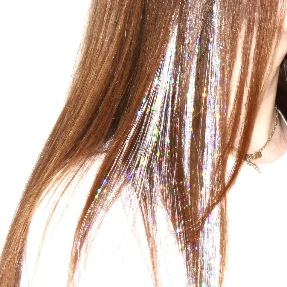 (PACK OF 3 ) Hair Tinsel Extension