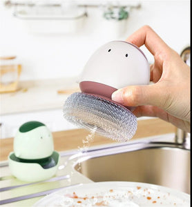 Kitchen Dishwashing Sponge Cartoon Automatic Liquid