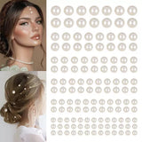 Pearl Stickers Acrylic Stickers For Hair 12 strips